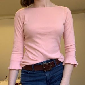 Ralph Lauren ruffle sleeve shirt